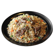 Satay Beef Fried Rice 沙茶牛肉炒飯