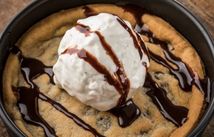 Skillet Chocolate Chip Cookie