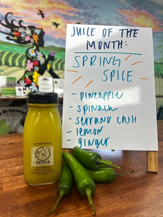 Spring Spice -April  Juice of the Month