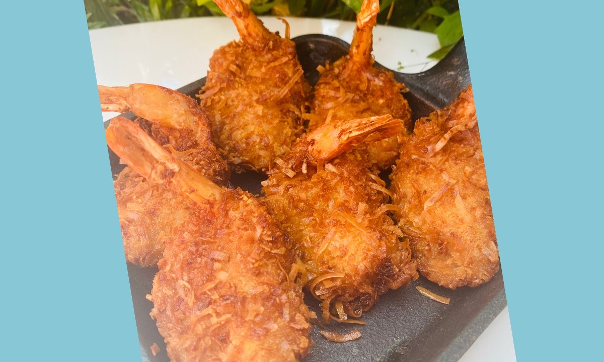 COCONUT CRUSTED JUMBO SHRIMP