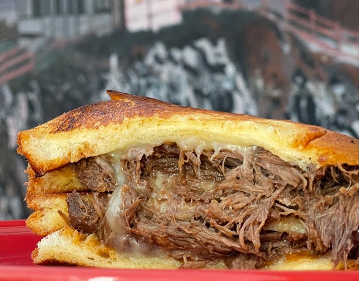 Short rib grilled cheese