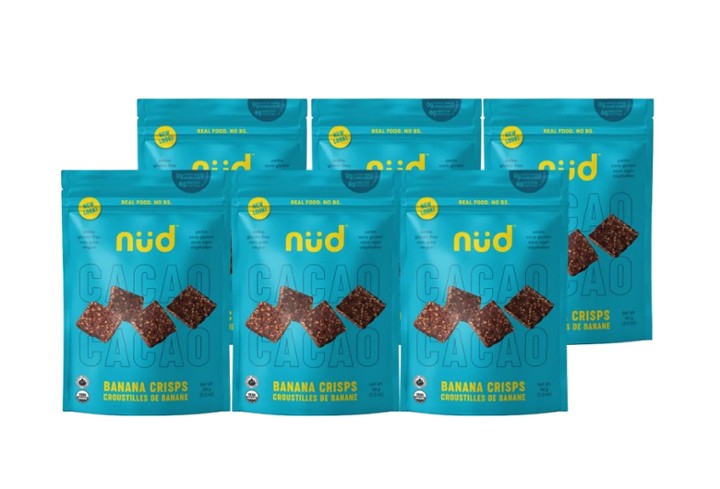 Nud Fud Banana Crisps - Cacao