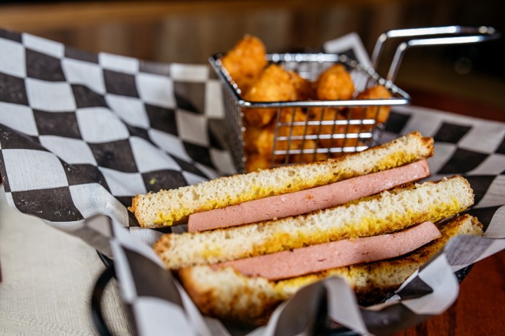 Fried Bologna Sandwich