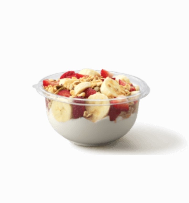 Strawberry & Banana Granola Bowl w/ Greek Yogurt