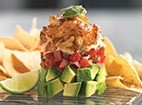 Fresh Avocado and Shrimp Stack