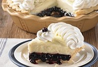 Whole Double Cream Blueberry Pie