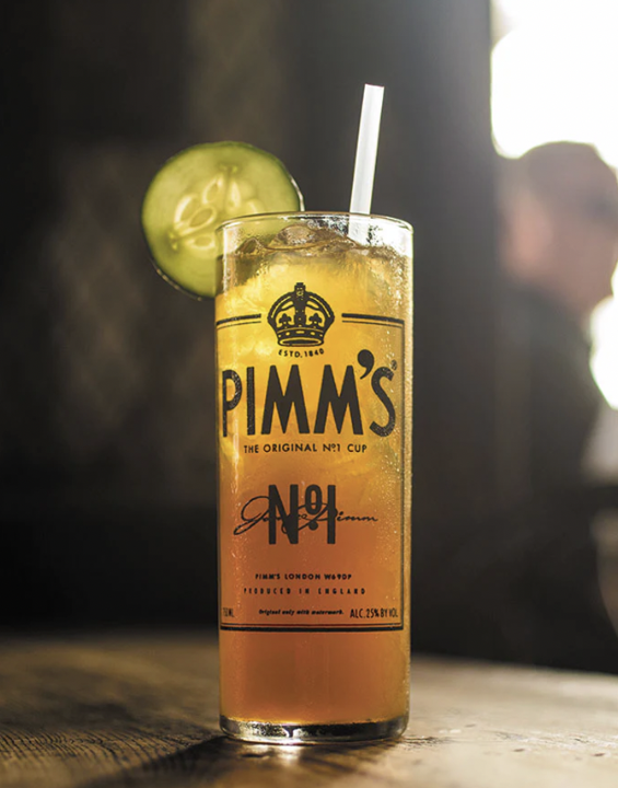 Pimm's Logo Glass
