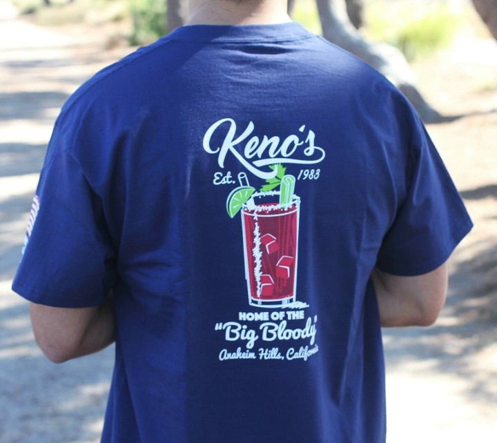 Keno's "Home of the Big Bloody" T-shirt (Blue)
