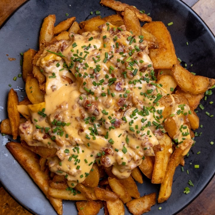 Bacon Beer Cheese Fries