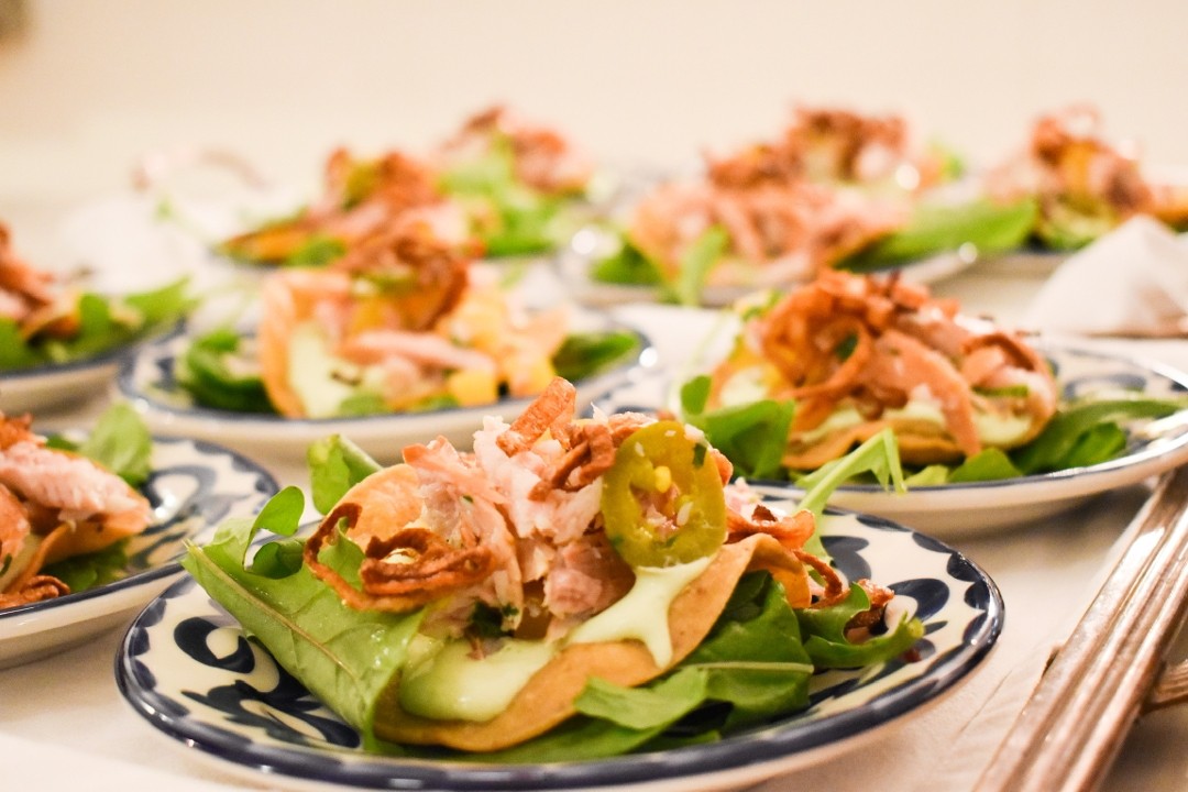 Smoked Trout tostadas