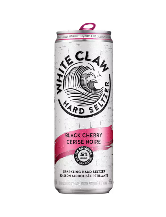 White Claw Black Cherry Can