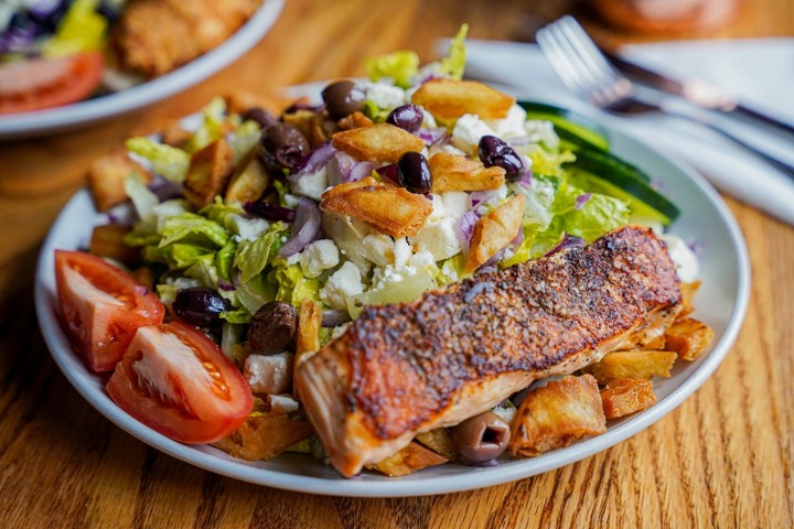 GREEK SALMON SALAD