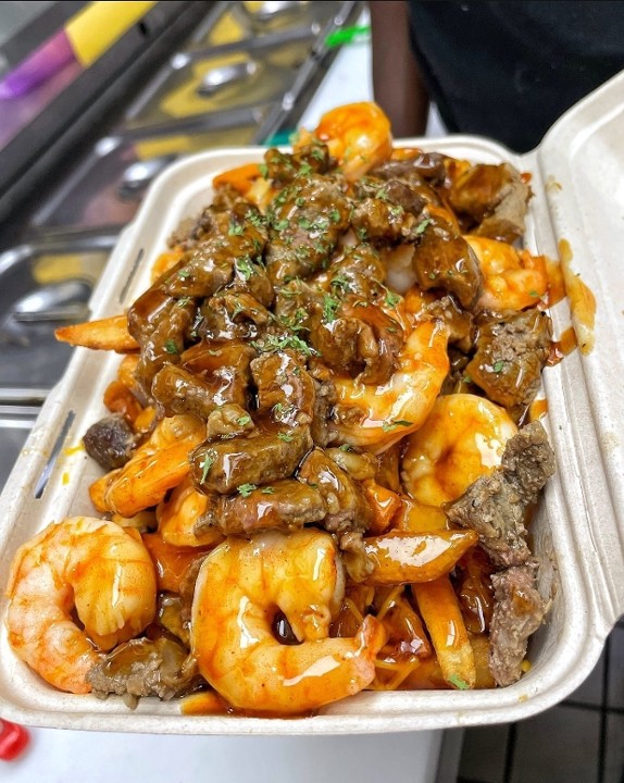 Honey Garlic Shrimp & Steak