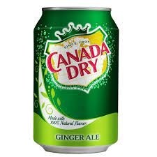 GINGER ALE can