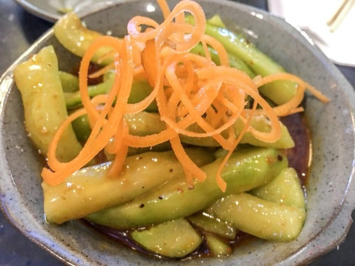 O Spicy Sesame Cucumber** 蒜泥黃瓜 🌶️🥜