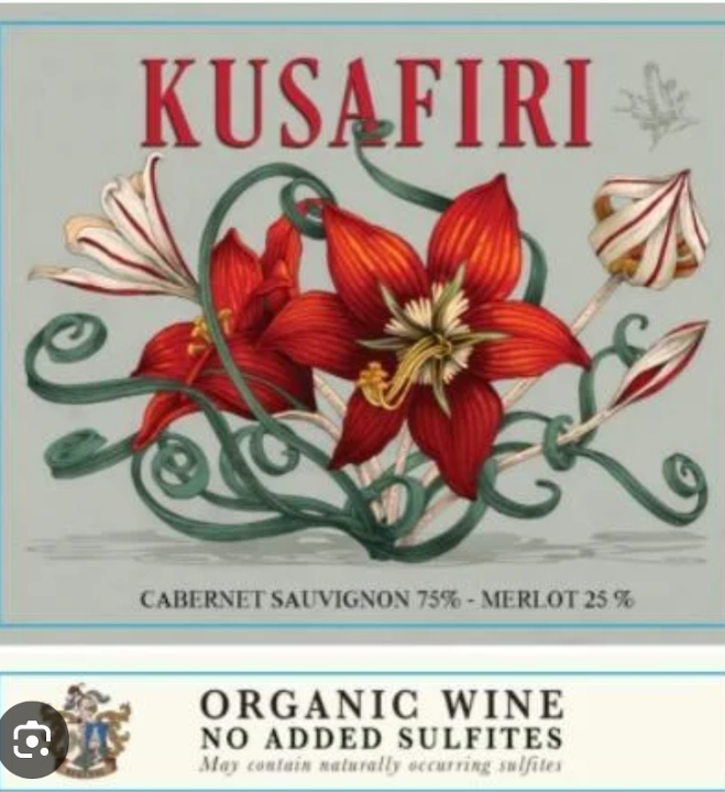 TG Kusafiri  Organic Cab Sauv-Merlot, South Africa