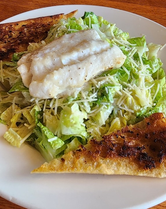 Cod Caesar Salad