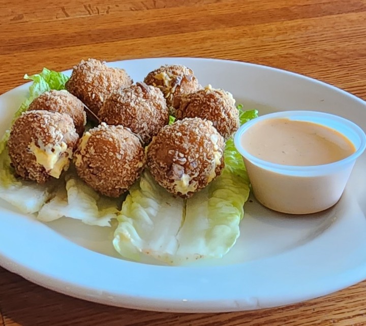 Hot Honey Cheese Bites