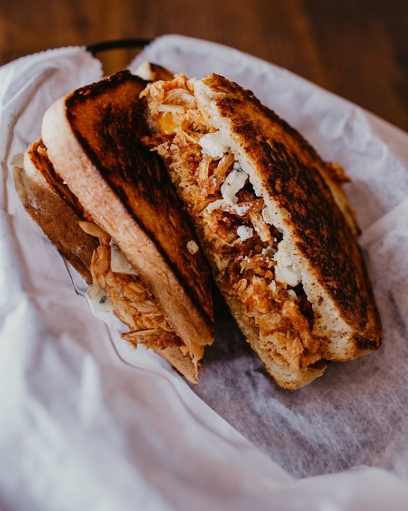 Buffalo Chicken Grilled Cheese