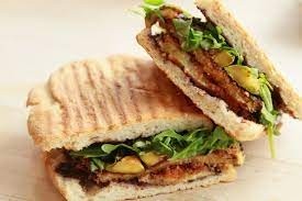 Eggplant Torta Sandwich, vegan