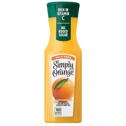 Simply Orange Juice Pulp Free