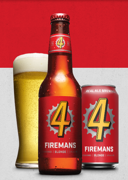 Real Ale Firemans #4  BLONDE ALE - DRAFT