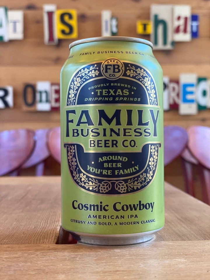 Family Business Cosmic Cowboy American IPA