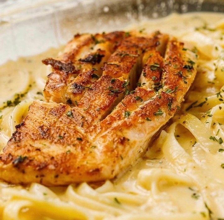 Salmon Alfredo