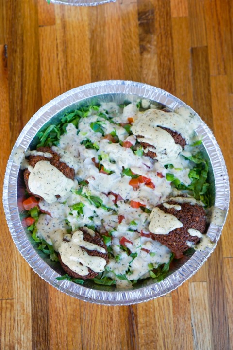 Falafel Over Salad