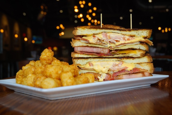 TRIPLE DECKER GRILLED CHEESE