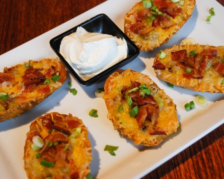 CRISPY LOADED POTATO BOATS