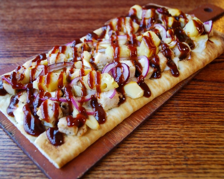 BBQ CHICKEN & PINEAPPLE FLATBREAD