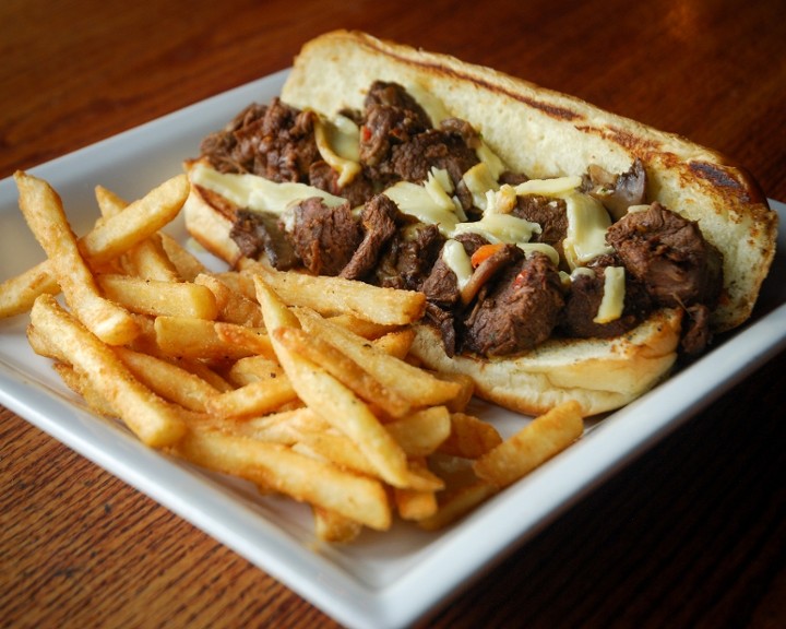 ROOT BEER BRAISED BEEF & GOUDA SANDWICH