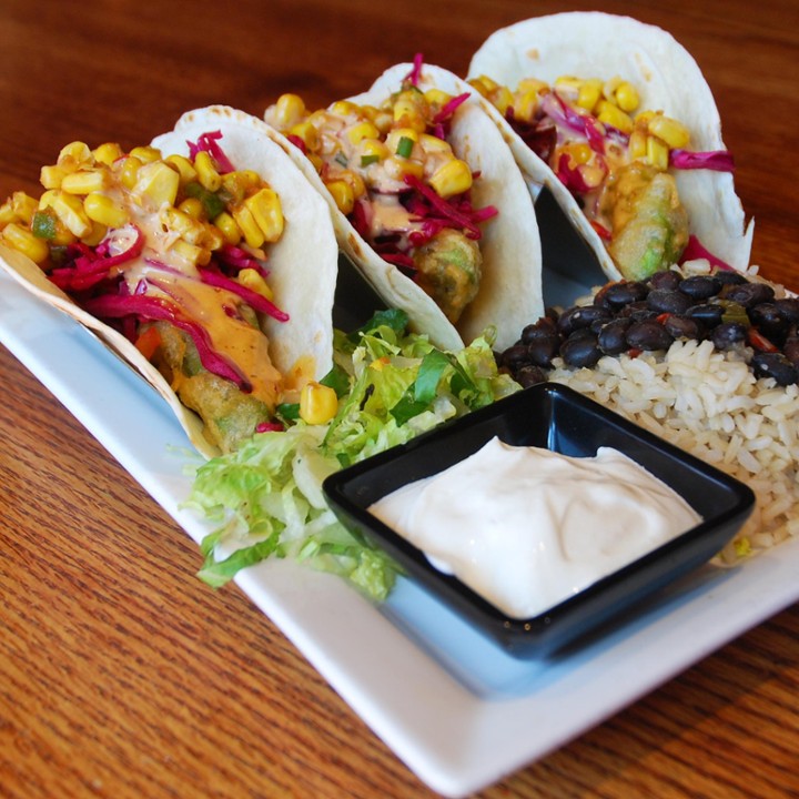 FRIED AVOCADO TACOS