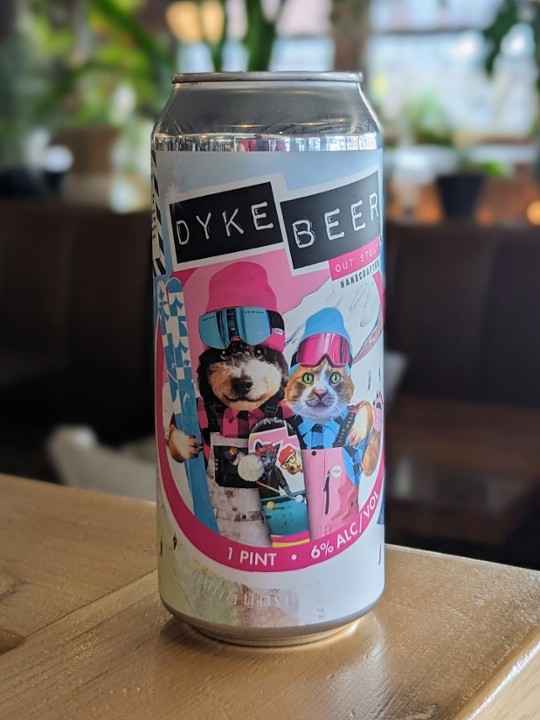 Dyke Beer Out Stout - Milk Stout 16oz Can