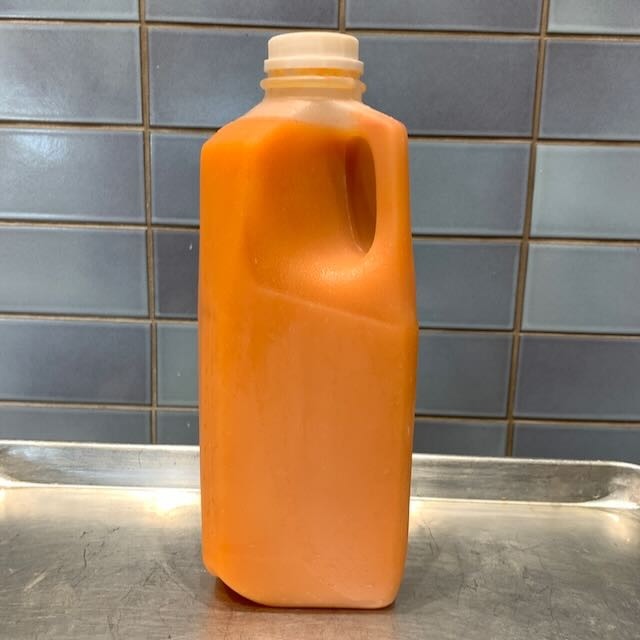 Orange Carrot Ginger Juice (1/2 gallon)