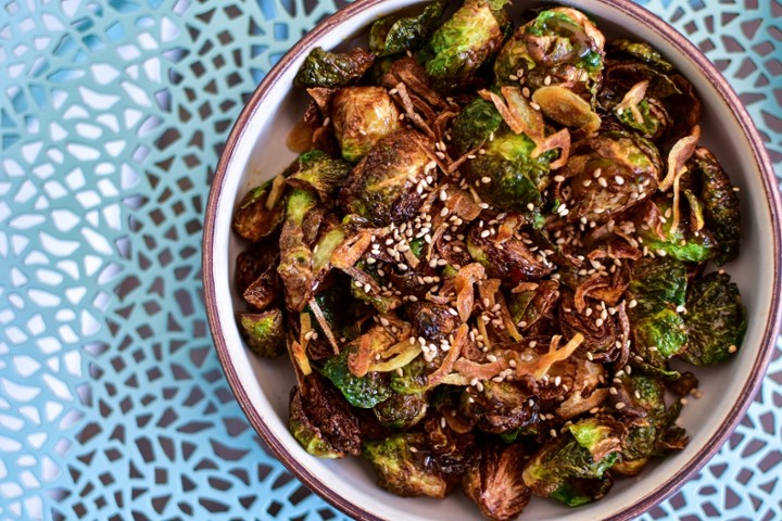 Charred Brussels