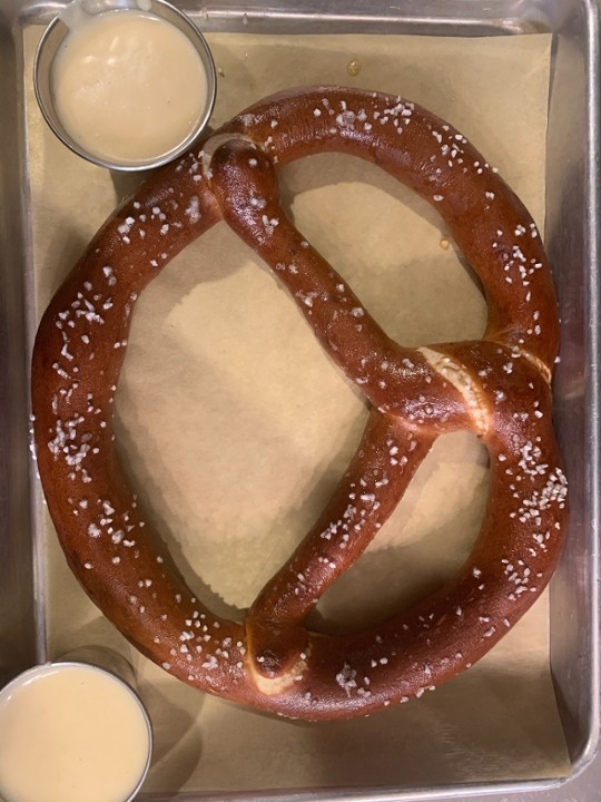 Sweet Bavarian Pretzel W/ icing on side