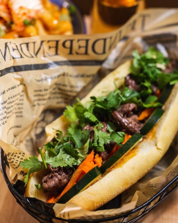 Banh Mi: Grilled beef