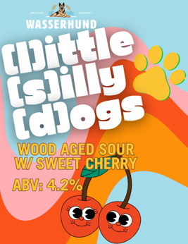 (L)ittle (S)illy (D)og Sweet Cherry 32oz Crowler Can