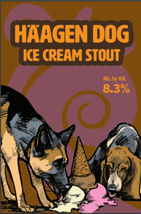 Haagen Dog Ice Cream Stout 32oz Crowler Can