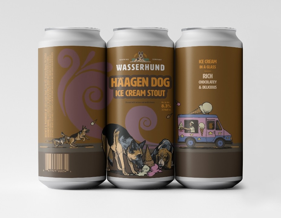 Haagen Dog Ice Cream Stout 16oz 4-Pack