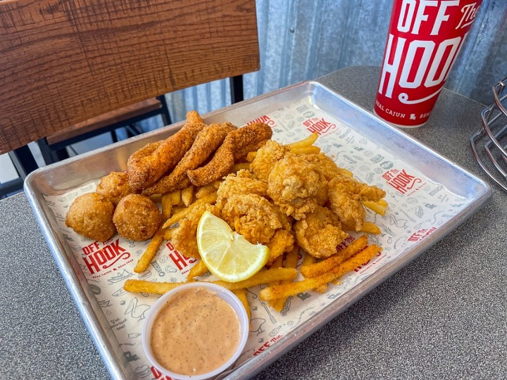 Catfish & Shrimp Platter