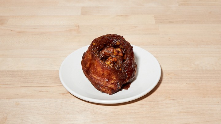 Cinnamon Walnut Sticky Bun - Midwife & Baker