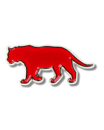 Red tiger pin