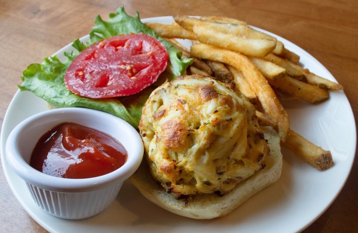 *Crab Cake Sandwich Lunch