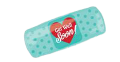 GET WELL SOON BANDAID JUMBO BALLOON #163