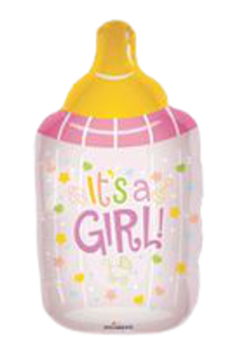 IT'S A GIRL BOTTLE JUMBO BALLOON #137