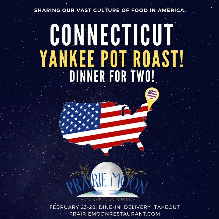 Share America! Dinner for Two: Connecticut (Available Friday-Wednesday)