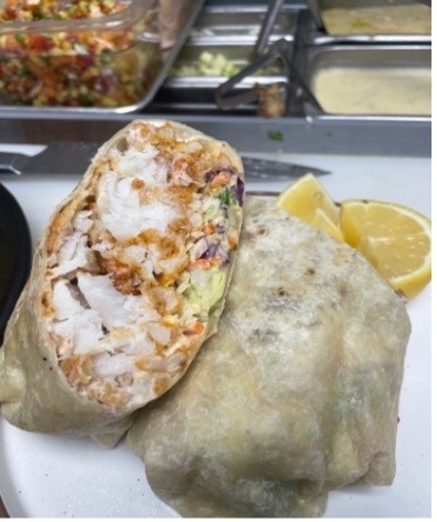 Fish & Chips Burrito